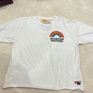 WORN ONCE SOFT AVIATOR T-SHIRT